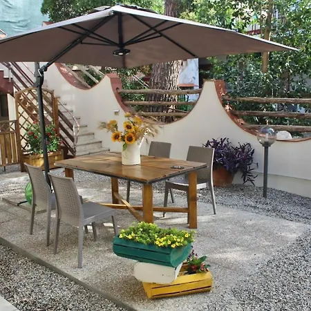 House With Air Conditioning And Outdoor Private Area In Apartment *